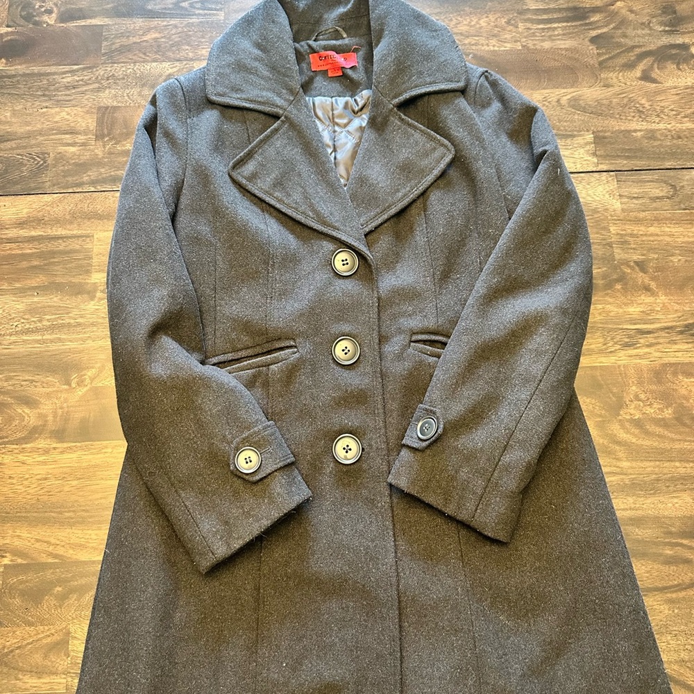 Charcoal  Women's PeaCoat